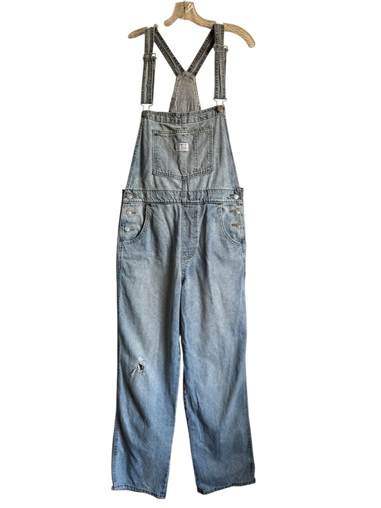 Levi's Denim - LEVI's Women’s Two Horse Brand Overalls Baggy Blue Relaxed Denim size medium